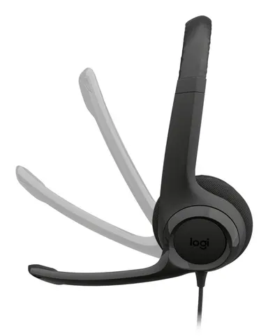 Logitech H390 USB-C Computer Headset (Midnight Black), image 8