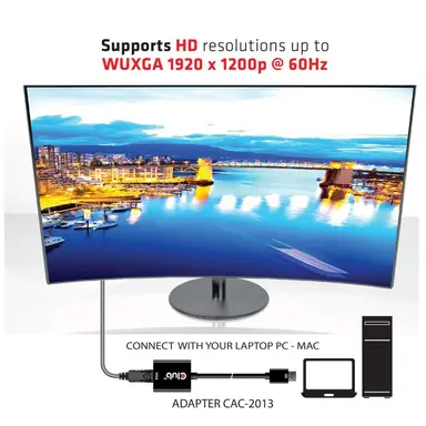 Club 3D B.V DisplayPort Port 1.2 Male to VGA, image 8