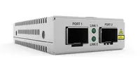Allied Telesis SFP+ to SFP+ Mini Media Converter, Universal Psu, TAA Compliant, image 3