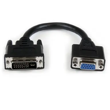 StarTech.com Connect Your VGA Display to a DVI-I Source - DVI Male to VGA Female Cable - DVI