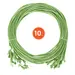 Intellinet Cat6 U/UTP Slim Network Patch Cable, 0.5 FT., Bright Green, 10-Pack, image 5