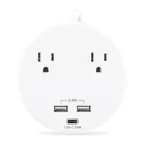 Cyberpower Systems (USA) Cyberpower Surge 5FT Cord 5-15P White - Nema 5-15P Input - 2 Nema 5-15, image 3