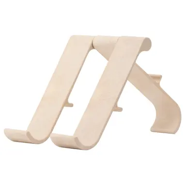 R-Go Ergonomic Laptop/Tablet Stand, Treepod Bio-Based, Adjustable, Wood, TAA Com, image 6