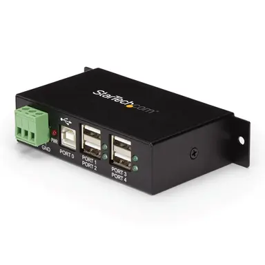 StarTech.com Add Four Rugged External USB 2.0 Ports from a Single USB Connection - USB 2.0 HU