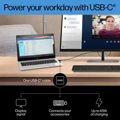 HP E32K G5 USB-C 4K Monitor U.S. - English Localization - LED Backlight - Flat, image 8