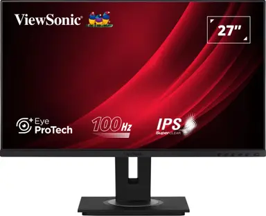 ViewSonic 27 in Ergonomic 40-Degree Tilt 1080P IPS Monitor W/ HDMI, DP, Vga.