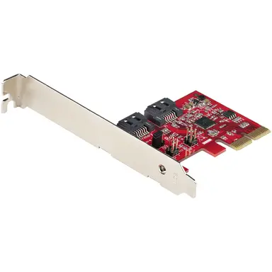 StarTech.com SATA Iii 6GBPS PCIe X2 Expansion Adapter Card Converter - 2-Port SATA 3 - RAID 0