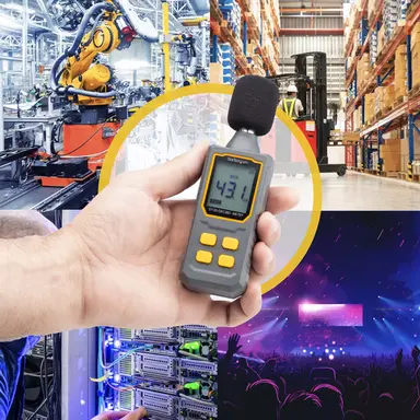 StarTech.com Handheld Digital Sound Meter W/Large LCD, Noise/Decibel Reader for Server Room/O, image 7