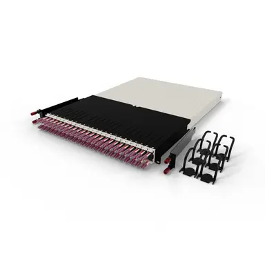 Synergy Micro Solution PATCHBOX.ONE 30RU CAT.6A Cassette The Flat CAT.6A Cable Inside The PATCHBOX.ONE, image 8