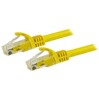 StarTech.com 14 ft Yellow Cat6 Ethernet Cable Delivers Multi Gigabit 1/2.5/5GBPS & 10GBPS up