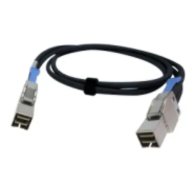 QNAP Mini SAS 12G Cable (SFF-8644), 1.0 m, ES/EJ Series, TVS-ECX80U-SAS Series, REXP-X2