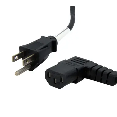 StarTech.com 6 ft Power Cord, NEMA 5-15P to Angled C13