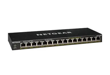 NETGEAR Switch - GS316PP - Desktop - Wired - 1GBPS - Networking / Ports Qty: 16 - Gigabi