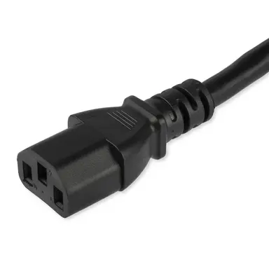 StarTech.com 6 ft (2M) 18AWG Flexible Computer Power Cord W/ NEMA 5-15P and IEC 60320 C13, image 7