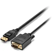 Kensington Computer Displayport 1.2 (M) to VGA (M) Passive Unidirectional Cable 6FT, image 3