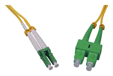 Intellinet 1 M LC to SC APC Fiber Optic Patch Cable, 2.0 MM, Duplex, Ofnr, Singlemode Bif, image 7