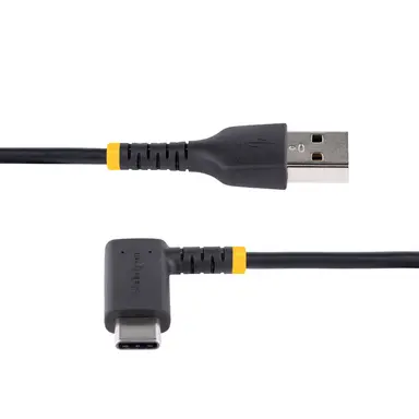 StarTech.com 1 ft (30CM) USB-a to USB-C Fast Charging Cable, Rugged, Right-Angled, Charge & SY, image 8