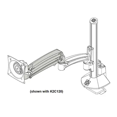 Chief Manufacturing K1 Dynamic Arm Accessory Kit Slv