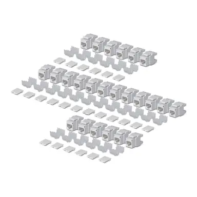 StarTech.com 24-Pack of CAT6/CAT5E RJ45 UTP Keystone Jacks Is Ideal for Patch Panels and Wall, image 7