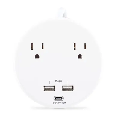 Cyberpower Systems (USA) Cyberpower Surge 5FT Cord 5-15P White - Nema 5-15P Input - 2 Nema 5-15