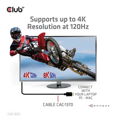 Club 3D B.V Ultra High Speed HDMI 2.1 Male to HDMI 2, image 7