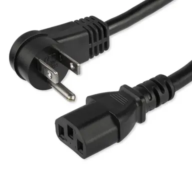 StarTech.com 6 ft (2M) 18AWG Flexible Computer Power Cord W/ NEMA 5-15P and IEC 60320 C13