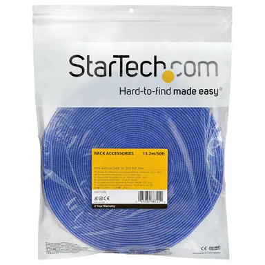 StarTech.com 50 ft Bulk Roll of Blue Hook and Loop Tape 3/4IN (19 MM) Wide - Cut to Needed Len, image 5