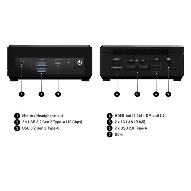 MSI Computer Cubi N Adl 021US, image 6