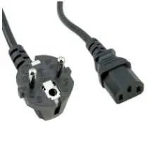Opengear Power Cable IEC to EU 3 Pin, Black 1.8 m