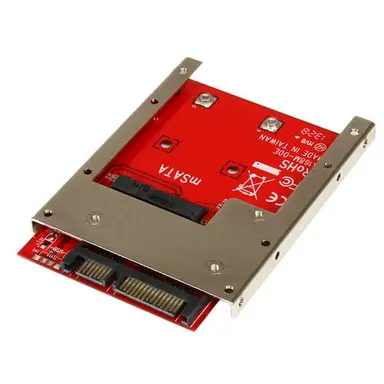 StarTech.com Convert an Msata SSD into a 7MM High 2.5 in SATA 6GBPS Open Bracket SSD - Msata, image 4