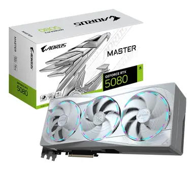 Gigabyte Aorus Geforce Rtx 5080 Master Ice 16 GB