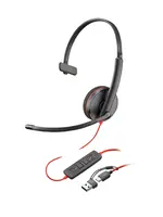 HP Poly Blackwire 3210 Monaural USB-C Headset +USB-C/A Adapter, image 3