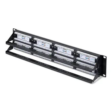 StarTech.com 48-Port 2U Cat6 UTP Patch Panel Supports 10/100/1000 Ethernet; Fits Standard 19I, image 6