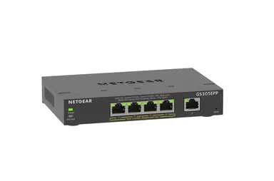 NETGEAR Switch - GS305EPP - Wired - 1GBPS - Networking / Ports Qty: 5 - Gigabit Ethernet, image 6