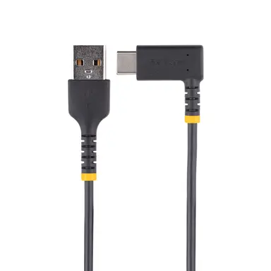 StarTech.com 1 ft (30CM) USB-a to USB-C Fast Charging Cable, Rugged, Right-Angled, Charge & SY, image 7