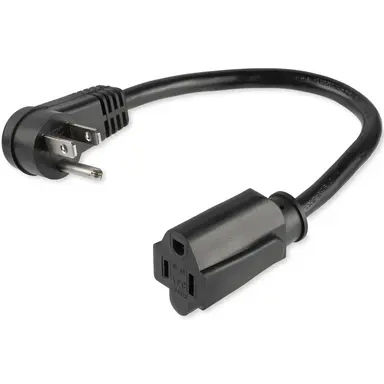 StarTech.com AC Power Extension Cord 3 ft (0.9 m) 16AWG Power Supply Extension Cable NEMA 5-15R, image 7