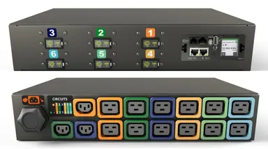 Vertiv Rpdu Monitored Unit Level EC 60A 208V Delta 17.2KW Horizontal (3) Locking, image 4