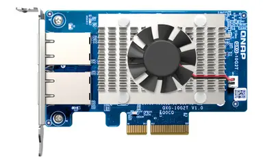 QNAP Dual-Port Baset 10GBE Network Expansion Card, Low-Profile Form Factor, PCIe GEN3, image 7