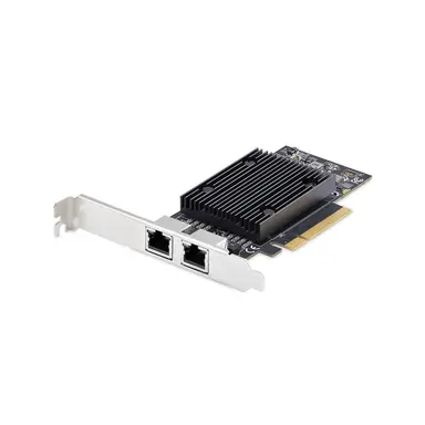 StarTech.com 2-Port PCIe 10GB Ethernet Network Card, 10GBE Network Interface Card, Broadcom