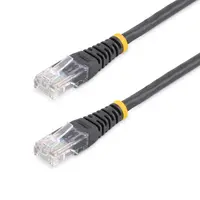 StarTech.com 1 ft Black Molded Cat5e UTP Patch Cable, image 3