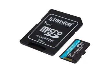 Kingston 64GB microSDXC Canvas Go Plus GEN4 200MB/S A2 U3 V30 Card + Adapter, image 7