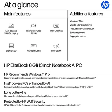 HP EB8G1I13 U5 235U 13 16GB/512 PC United States / Canada English, image 8