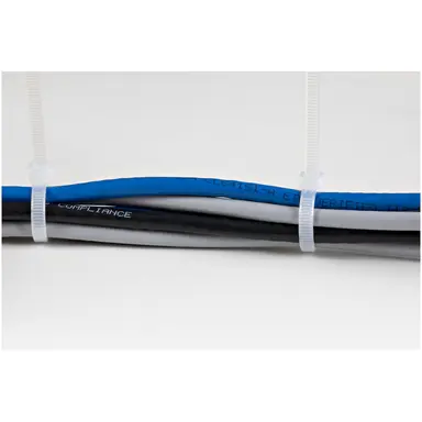StarTech.com 100 Pack of Cable Ties: Keep Cables Organized with 10 in (254 MM) White Zip Ties, image 8