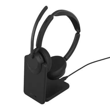 Jabra EVOLVE3 45 Stereo, Link 390C, UC, Stand, image 3