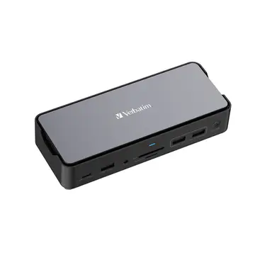 Verbatim Americas USB-C Pro Docking Station 15-in-1 256GB VI3000 SSD, image 7