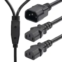 StarTech.com 6 ft (1.8 m) Power Cord Splitter, IEC 60320 C14 to 2X IEC 60320 C13 10A 250V, 18AW, image 3