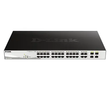 D-Link Systems Websmart Gigabit Switch. 24-Port Gigabit PoE Switch with 4 SFP. Limited Lifetime