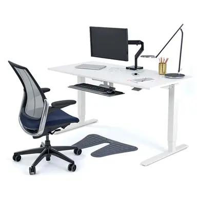 Humanscale Monarch Floor Mat - Gray, image 3