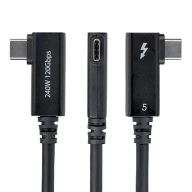 StarTech.com Certified Thunderbolt 5 Cable Supports Bidi 80GBPS/8K 60HZ/240W PD; Ideal for HI, image 4