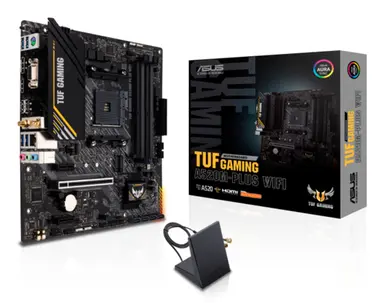 ASUS Tuf Gaming A520M-PLUS (Wi-Fi) AMD AM4 (3RD Gen Ryzen ) Microatx Gaming Mothe, image 2